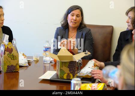 Büro der Verwaltungsrätin - Frauen- und Umweltgipfel, Umweltschutzagentur Stockfoto