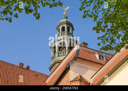 Rathausturm, Rathaus, Marktplatz, Lüneburg, Niedersachsen, Deutschland Stockfoto
