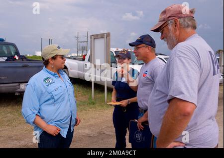 Büro der Verwaltungsrätin (Lisa P. Jackson) - verschiedene Bilder (BP-Ölpest) - Lafourche, LA. , Umweltschutzbehörde Stockfoto