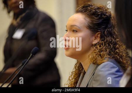 Büro der Verwaltungsrätin - Frauen- und Umweltgipfel, Umweltschutzagentur Stockfoto