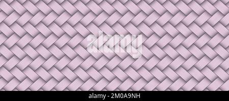 Korbtexturhintergrund. Gewebtes Muster. Vorlage für Websites, Aufkleberetiketten, Tapeten, Banner, Prospekte, Abdeckungsdesign, Stoff. 3D-Rendering Stockfoto