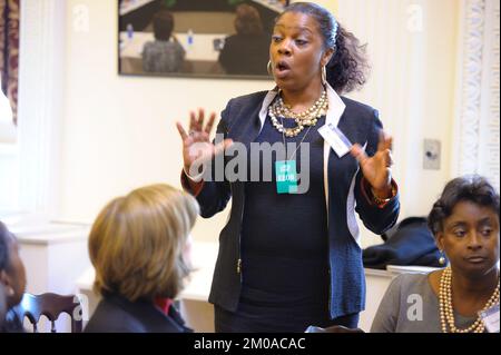 Büro der Verwaltungsrätin - Frauen- und Umweltgipfel, Umweltschutzagentur Stockfoto
