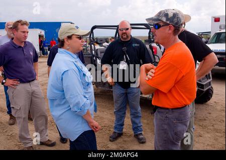 Büro der Verwaltungsrätin (Lisa P. Jackson) - verschiedene Bilder (BP-Ölpest) - Lafourche, LA. , Umweltschutzbehörde Stockfoto