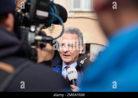 Rom, Italien. 05.. Dezember 2022. Marco Impagliazzo, Präsident der Gemeinde von Sant'Egidio (Foto von Matteo Nardone/Pacific Press) Kredit: Pacific Press Media Production Corp./Alamy Live News Stockfoto