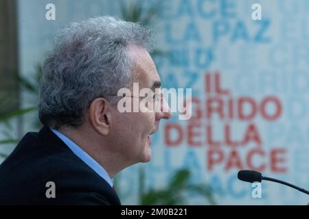 Rom, Italien. 05.. Dezember 2022. Marco Impagliazzo, Präsident der Gemeinde von Sant'Egidio (Foto von Matteo Nardone/Pacific Press/Sipa USA). Kredit: SIPA USA/Alamy Live News Stockfoto