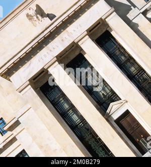 Gebäude der US Federal Reserve Bank in Washington DC. Hauptquartier Der Us-Notenbank Federal Reserve. Zinssätze und Banken USA Stockfoto