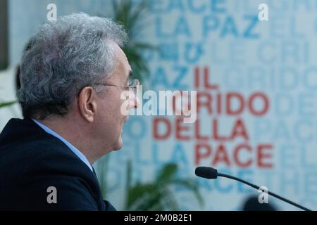 Rom, Italien. 05.. Dezember 2022. Marco Impagliazzo, Präsident der Gemeinde von Sant'Egidio (Foto von Matteo Nardone/Pacific Press/Sipa USA). Kredit: SIPA USA/Alamy Live News Stockfoto