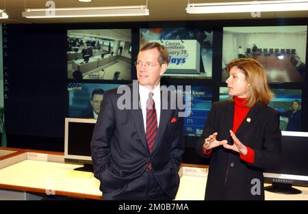 Mike Leavitt (Verschiedene Bilder), Umweltschutzbehörde Stockfoto