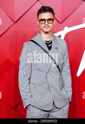 Romeo Beckham nimmt an den Fashion Awards 2022 in der Royal Albert Hall, Kensington Gore, London Teil. Foto: Montag, 5. Dezember 2022. Stockfoto