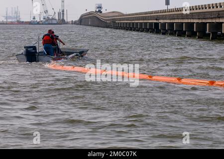 Büro der Verwaltungsrätin (Lisa P. Jackson) - Lafourche, Louisiana (BP-Ölpest) - Grand Isle, LA, Umweltschutzbehörde Stockfoto