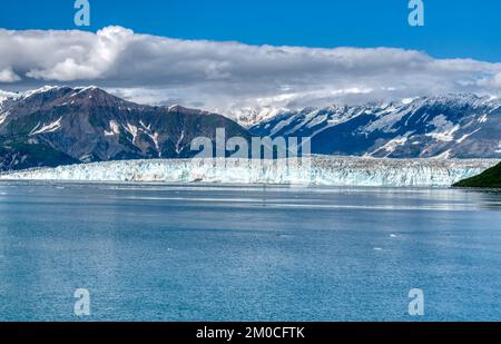 Endstation des Hubbard-Gletschers in der Desenchantment Bay, Alaska Stockfoto