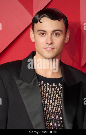 London, Vereinigtes Königreich 5. Dezember, 2022 . Tom Daley wurde bei den Fashion Awards 2022 in der Royal Albert Hall fotografiert. Kredit: Alan D West/Alamy Live News Stockfoto