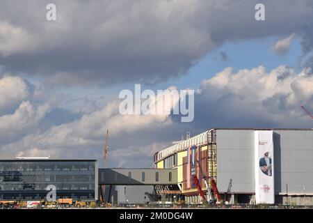 Neue Fabrik für Taiwan Semiconductor in Phoenix, Arizona, im Bau Stockfoto