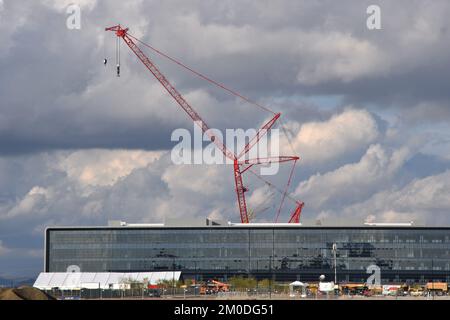 Neue Fabrik für Taiwan Semiconductor in Phoenix, Arizona, im Bau Stockfoto