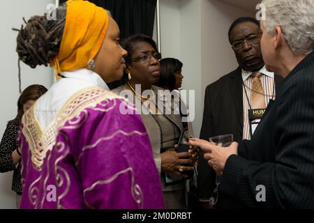 Büro des Administrators - Virginia - Administrator Gina McCarthy spricht an der Handelskammer Hampton Roads, Old Dominion University Idea Fusion und zum 100.. Jahrestag der Ministerkonferenz an der Hampton University, Environmental Protection Agency Stockfoto