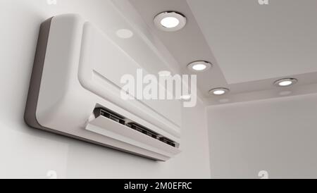 Weiß, Gerät, Ventilator, Luft, blasen Stockfoto