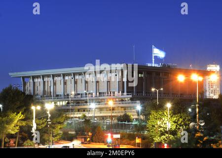 Das Gebäude Kneset ( israelisches parlament ) in Jerusalem. Stockfoto