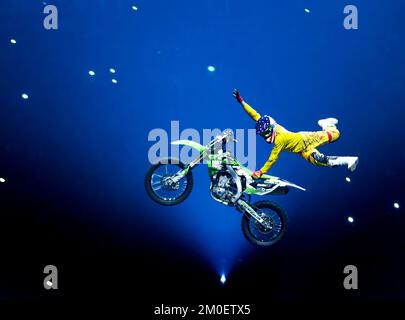 Vorstellung des Nitro Circus im Gelredome - Arnheim 2012 Holland. Vvbvanbree Fotografie. Stockfoto