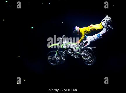 Vorstellung des Nitro Circus im Gelredome - Arnheim 2012 Holland. Vvbvanbree Fotografie. Stockfoto