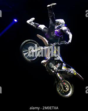 Vorstellung des Nitro Circus im Gelredome - Arnheim 2012 Holland. Vvbvanbree Fotografie. Stockfoto