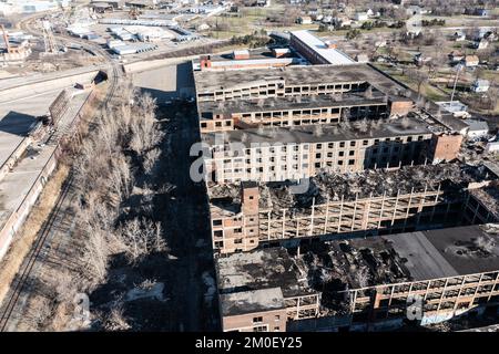 Packard Automotive Plant, Detroit, Michigan, USA Stockfoto
