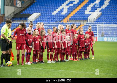 WSL Liverpool gegen West Ham im Prenton Park Birkenhead, Liverpool (Terry Scott/SPP) Guthaben: SPP Sport Press Photo. Alamy Live News Stockfoto