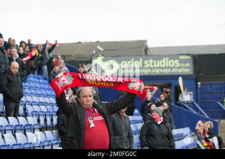 WSL Liverpool gegen West Ham im Prenton Park Birkenhead, Liverpool (Terry Scott/SPP) Guthaben: SPP Sport Press Photo. Alamy Live News Stockfoto