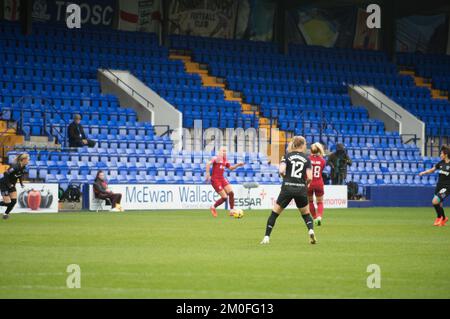 WSL Liverpool gegen West Ham im Prenton Park Birkenhead, Liverpool (Terry Scott/SPP) Guthaben: SPP Sport Press Photo. Alamy Live News Stockfoto