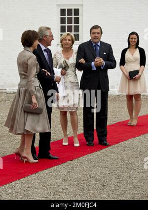 Prinzessin Maries Familie. (Claus Bonnerup/POLFOTO) Stockfoto