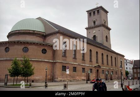 Kopenhagen, Dänemark. Heute wurde vom Königspalast bekannt gegeben, dass die Hochzeit von Kronprinz Frederik und Mary Donaldson am 14.. Mai um 4 Uhr in der Kopenhagener Kathedrale (Frauenkirche) stattfindet. Stockfoto