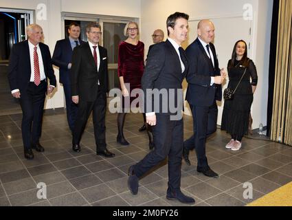 Am 5. 2019. Januar fand in BOXEN in Herning die Zeremonie des Danish Sports Award 2018 statt. Zu den Preisen gehörte die Person des Jahres des Sports, die von HRH Kronprinz Frederik verliehen wurde. Die Auszeichnung ging an die Tennisstar Caroline Wozniacki, die aufgrund der Vorbereitung auf ihre Titelverteidigung bei den Australian Open nicht teilnehmen konnte. Stockfoto