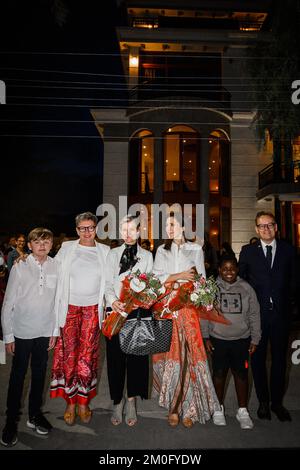 Am 26. 2019. März reiste die Kronprinzessin Mary und Entwicklungsministerin Ulla Tørnes zu einem zweitägigen Besuch nach Äthiopien, um die Gleichstellung und die Gleichstellung der Geschlechter im Land zu fördern. Den ersten Tag, den sie in der Hauptstadt Addis Abeba verbrachten, wo sie das Dr. Senait Fisseha Center for Fertility and Reproductive Medicine mit dem äthiopischen Präsidenten Sahle-Work Zewde besuchten und an einer Veranstaltung zur Frauenausstellung für Unternehmerinnen teilnahmen, Das äthiopische Föderationshaus und ein Abendessen auf Einladung des dänischen Botschafters Karin Poulsen. Stockfoto