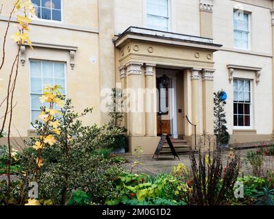 Elizabeth Gaskell House in Plymouth Grove in Manchester, England Stockfoto