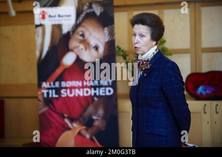 Prinzessin Anne startet die internationale Kampagne „Save the Children“. Ziel der Kampagne ist es, die Aufmerksamkeit auf die Sterblichkeit von Kindern unter 5 Jahren zu lenken. Stockfoto