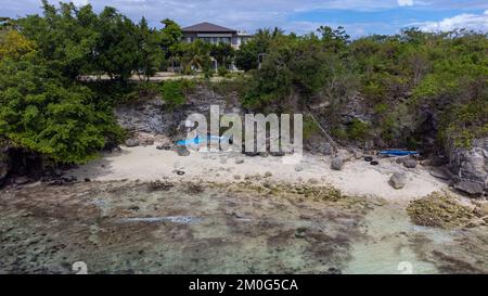 Privater Strand im Amorita Resort, Panglao, Bohol, Philippinen Stockfoto