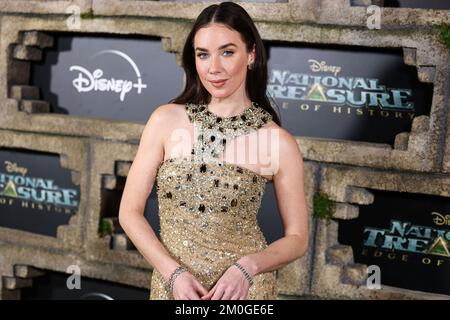 Hollywood, Usa. 05.. Dezember 2022. HOLLYWOOD, LOS ANGELES, KALIFORNIEN, USA - DEZEMBER 05: Lyndon Smith trifft am 5. Dezember 1 im El Capitan Theatre in Hollywood, Los Angeles, Kalifornien, USA auf die Disney Original Series „National Treasure: Edge of History“ der Saison 2022 ein. (Foto: Xavier Collin/Image Press Agency) Kredit: Image Press Agency/Alamy Live News Stockfoto