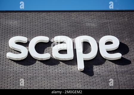 Sscape UK, Studentenunterkunft in Shoreditch, London, entworfen von Stephen Marshall Architects. Stockfoto