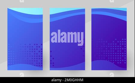 Hintergrund für das Banner zum Karussell in sozialen Medien. Abstrakte Vektordarstellung für Karussell-Post in sozialen Medien. Stock Vektor