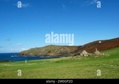 St. Helen's Oratory in Cape Cornwall, Cornwall, Großbritannien - John Gollop Stockfoto