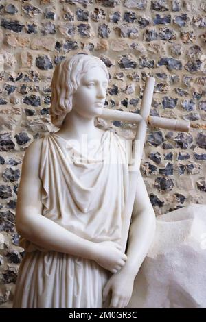 Religiöse Statuen in der Milton Abbey Church, Milton Abbas, Dorset, Großbritannien - John Gollop Stockfoto