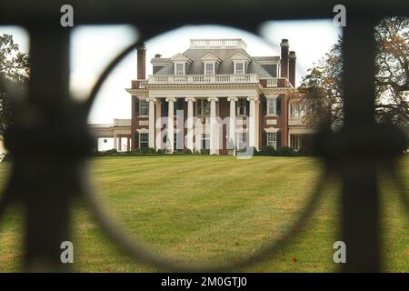 Lynchburg, VA, USA. Villa Marie, Kalifornien 1911, im Rivermont Historic District. Stockfoto