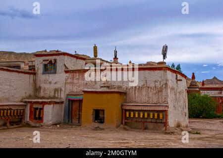 Tibetischer Tempel im Königreich Guge, Westtibet, Asien Stockfoto