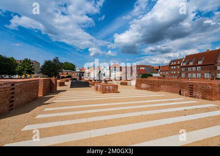 Überreste von St. Maria-Kirche, UNESCO-Weltkulturerbe Hansestadt Wismar, Deutschland, Europa Stockfoto