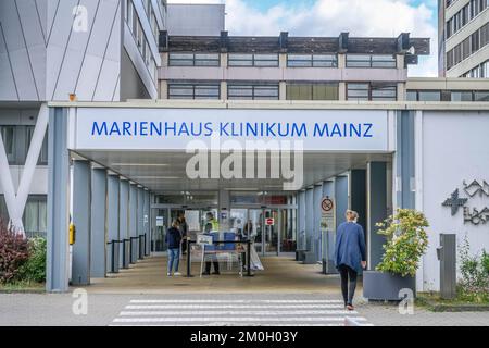 Marienhaus Klinikum Mainz, an der Goldgrube, Mainz, Rheinland-Pfalz, Deutschland, Europa Stockfoto