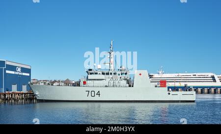 HMCS Shawinigan ist ein Küstenschutzschiff der Kingston-Klasse der Royal Canadian Navy. Sie wurde 1996 auf der Halifax Shipyards erbaut und in Auftrag gegeben Stockfoto