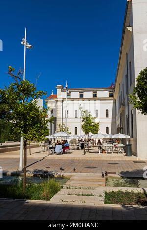 Frankreich, Var, Toulon, Chalucet Eco District, die Mediatheque Stockfoto