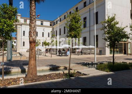 Frankreich, Var, Toulon, Chalucet Eco District, die Mediatheque Stockfoto