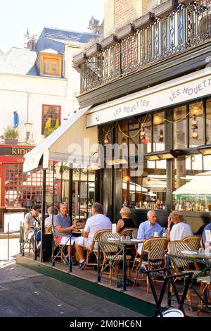 Frankreich, Calvados (14), Pays d'Auge, C?te Fleurie, Trouville-sur-Mer/Frankreich, Calvados, Pays d'Auge, Cote Fleurie (Blumenküste), Trouville sur Mer Stockfoto