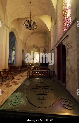 Frankreich, Manche, Cotentin, Val de Saire, Quettehou, Die Kirche des Heiligen Vigors Stockfoto