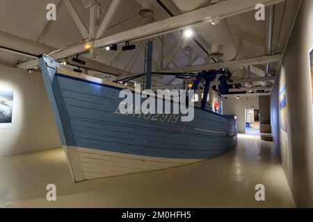 Frankreich, Manche, Cotentin, Val de Saire, Saint Vaast la Hougue, Insel Tatihou, Meeresmuseum Stockfoto